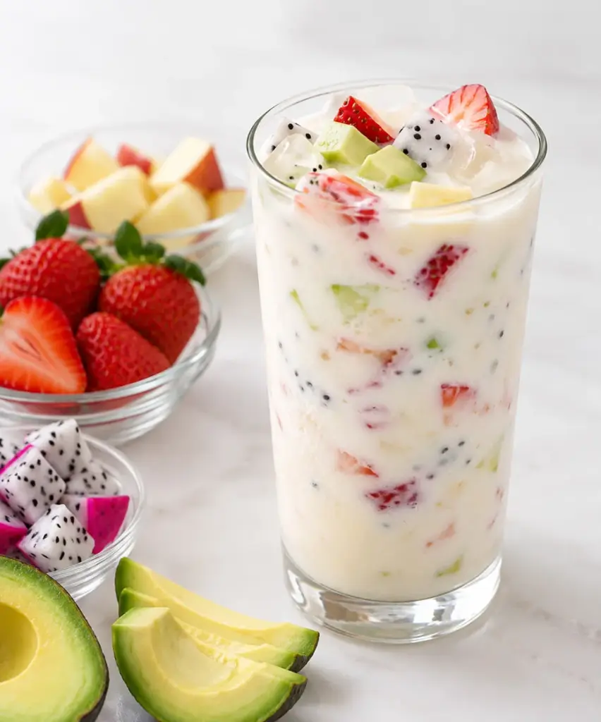 Mixed Fruit Cold Milk