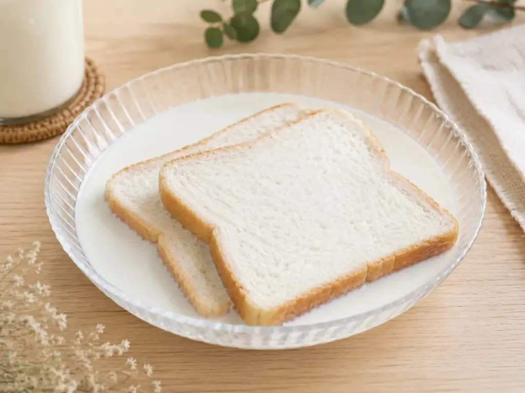 Bread with Cold Milk